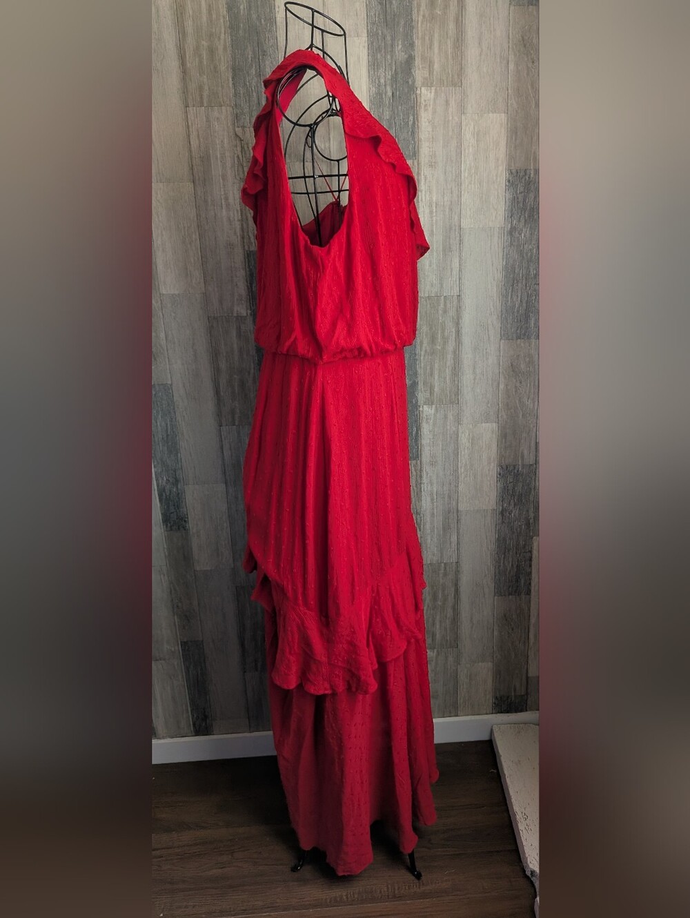 Wayf One Shoulder Maxi Dress